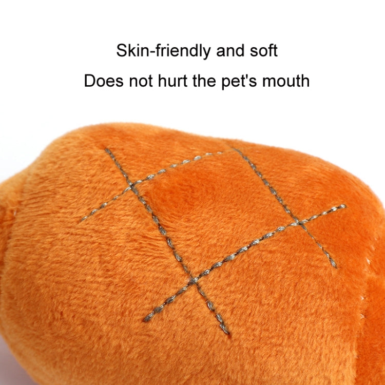 2pcs Bone Chicken Drumstick Plush Toys Sounding Pet Toys(20cm)