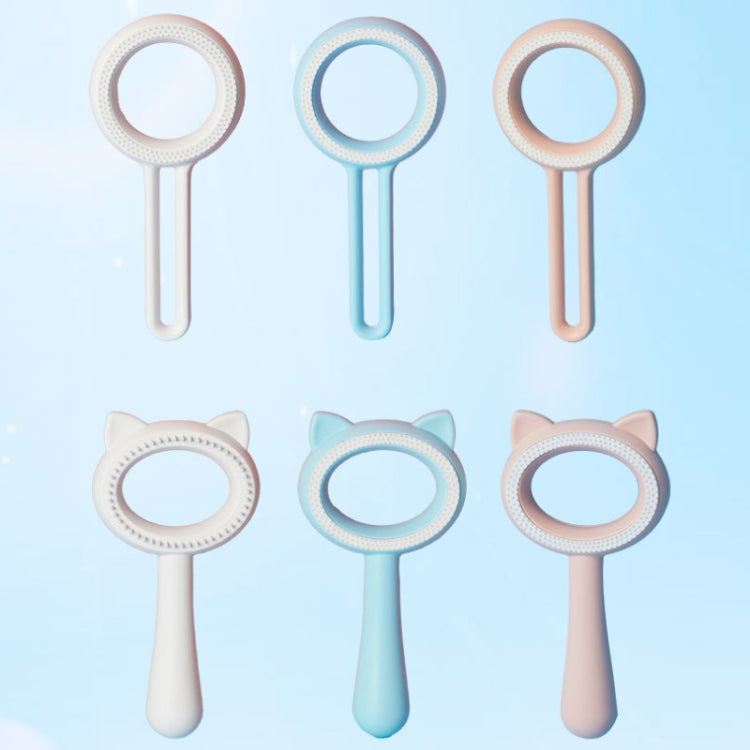 2pcs Cat Double Sided Hair Removal Comb Pet Cleaning Brush, Random Color Delivery