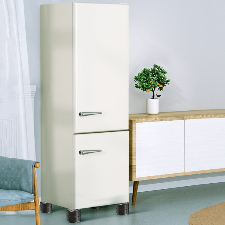 4pcs Double-layer JDY-H Washing Machine Shock-absorbing Floor Mat Furniture Non-slip Heightening Bracket