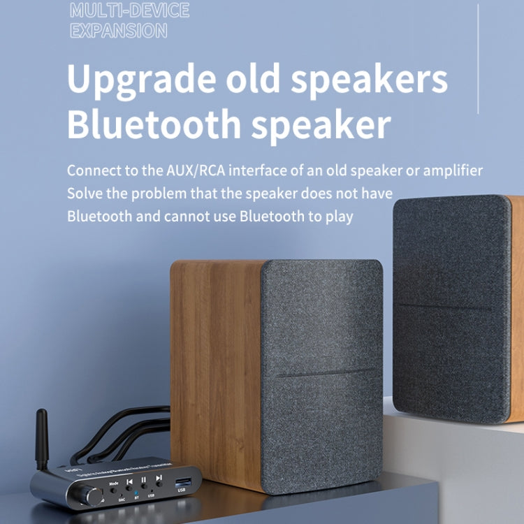 A05 Bluetooth 5.1 Optical Fiber Coaxial USB Receiver Transmitter With Remote Control