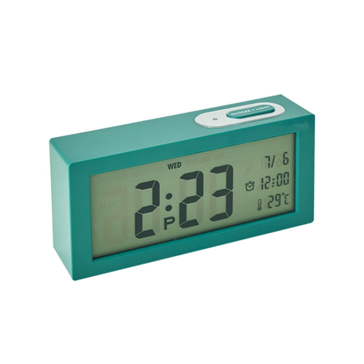 8890H Multifunctional Photosensitive Bedside Small Alarm Clock LCD Screen Digital Clock