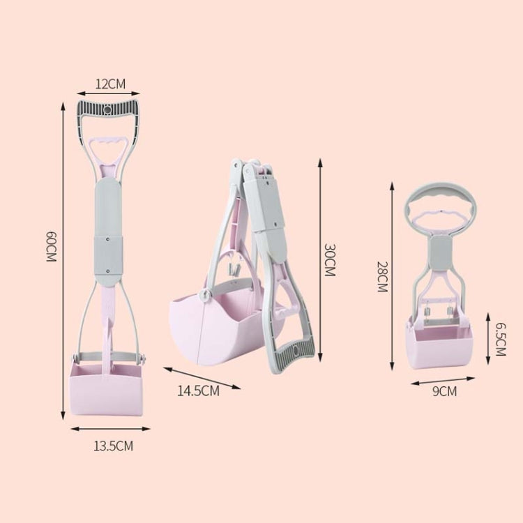 Dog Poop Picker for Outdoors Shovel Poop Picker, Specification: Large Purple