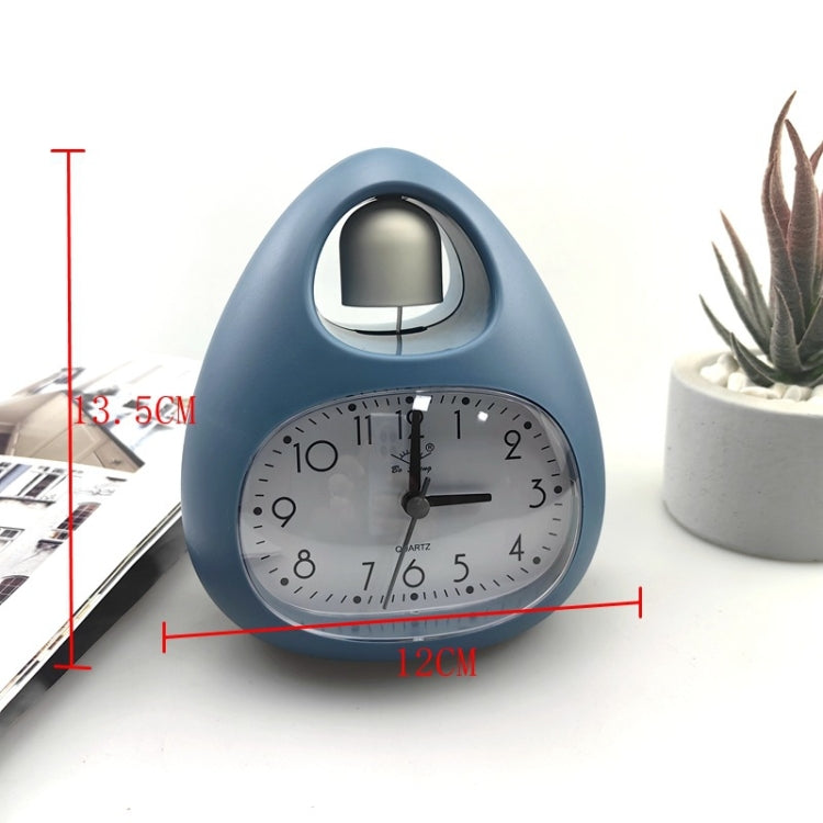 GH809 Egg-shaped Desktop Children Alarm Clock Bedside Cute Belling Clock