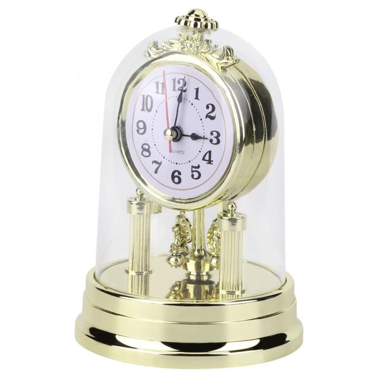 F010 Retro Table Clock Mute Alarm Clocks For Living Room Office Desktop Decoration Clock