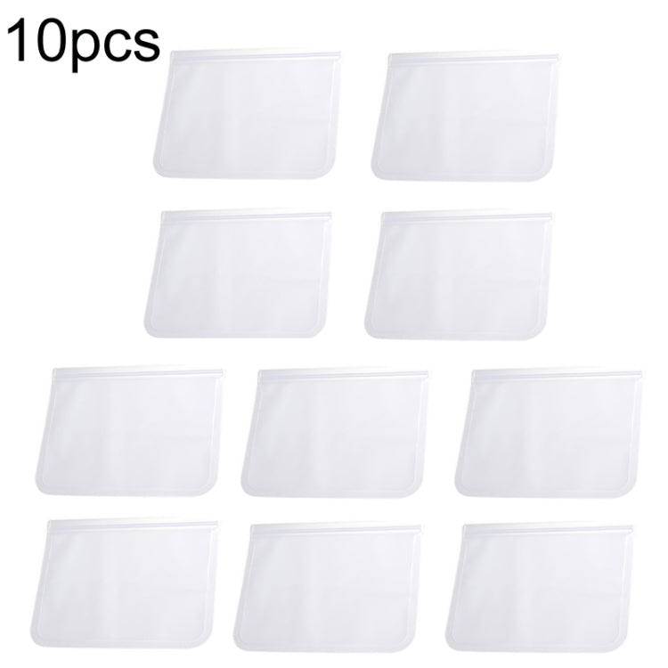 10pcs EVA Refrigerator Reusable Food Airtight Peservation Bag, Size: Large
