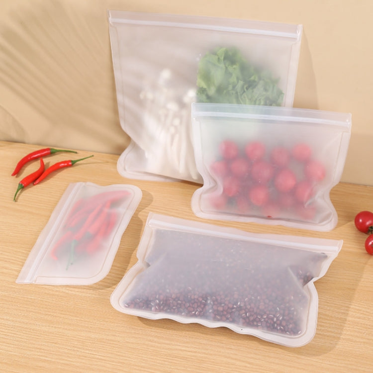 10pcs EVA Refrigerator Reusable Food Airtight Peservation Bag, Size: Large