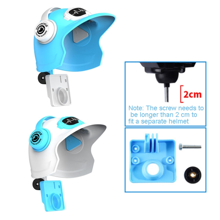 Small Helmet Sunscreen Phone Stand Bracket Motorcycle Mobile Phone Holder,Spec: Blue Helmet