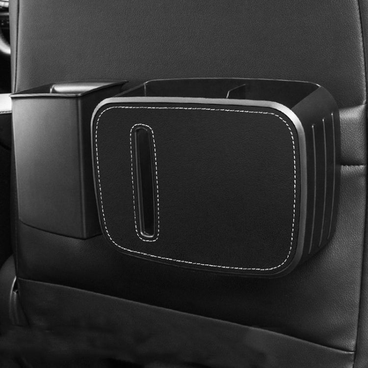 Vehicle Trash Can Seat Back Tissue Box Umbrella Storage