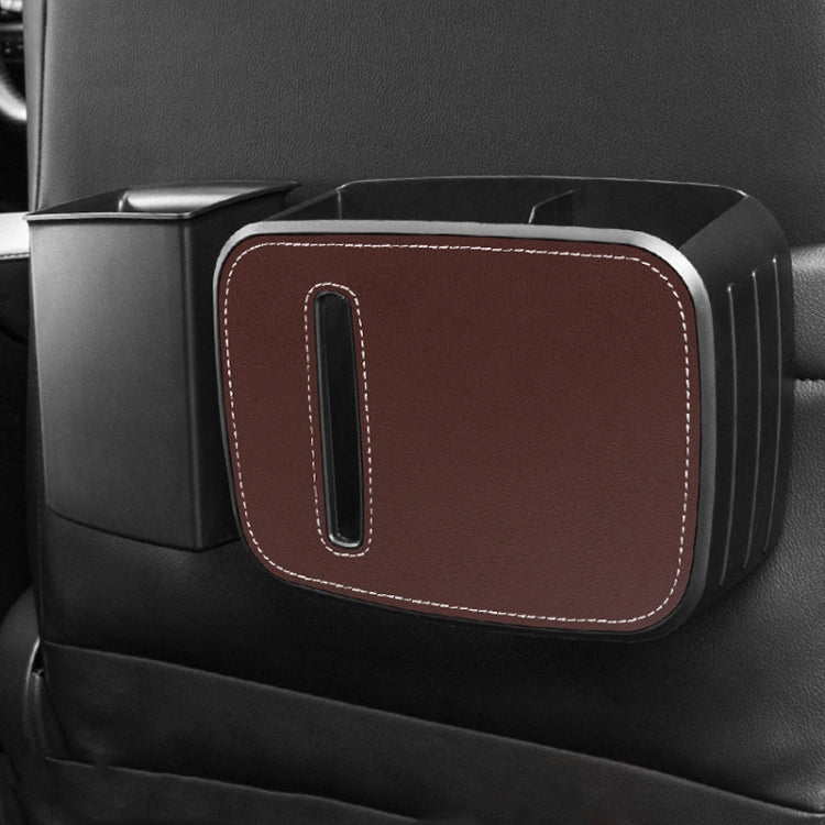 Vehicle Trash Can Seat Back Tissue Box Umbrella Storage