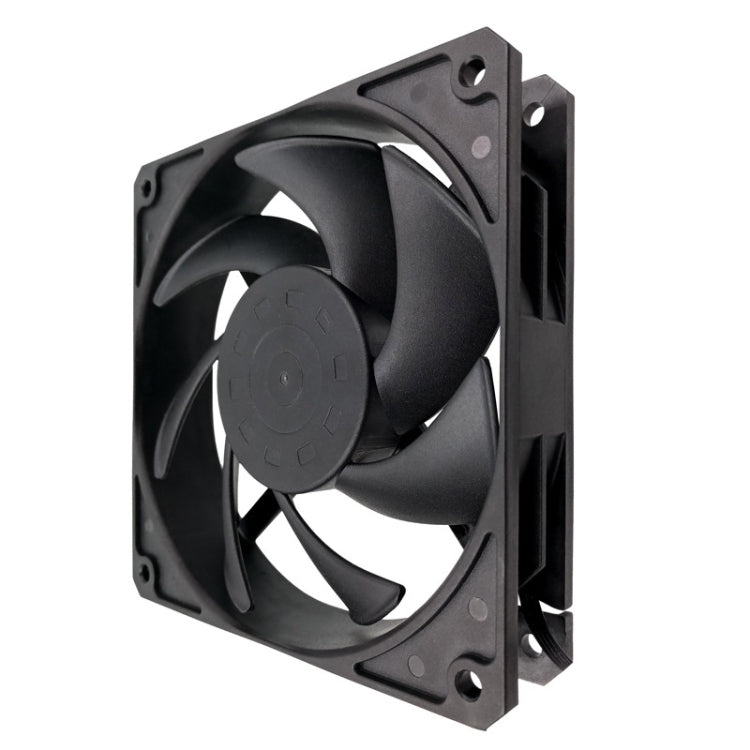 MF12025 4pin High Air Volume High Wind Pressure FDB Magnetic Suspension Chassis Fan 2200rpm (Black)