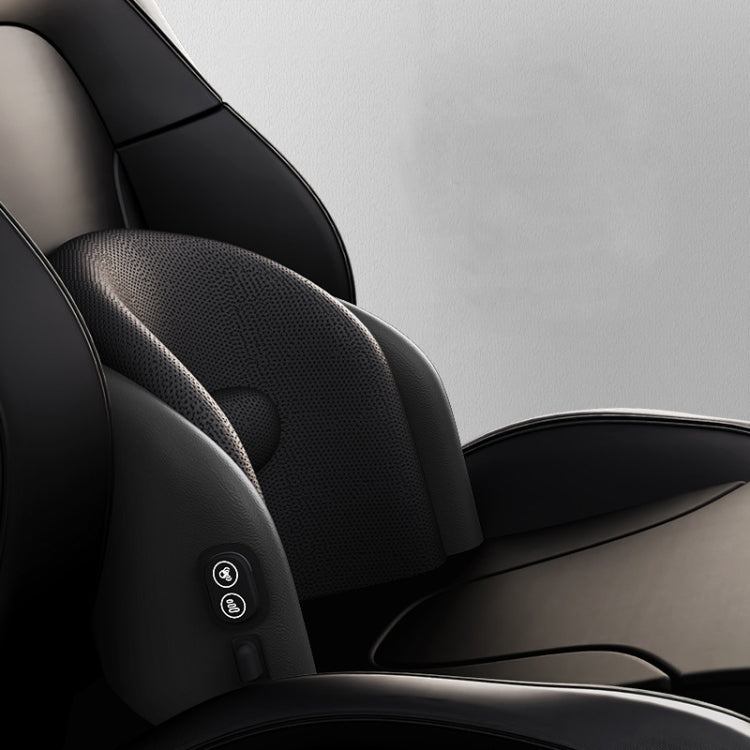 SR-09 Car Neck Pillow Memory Foam Lumbar Support, Style: Massage Lumbar Support (Black)