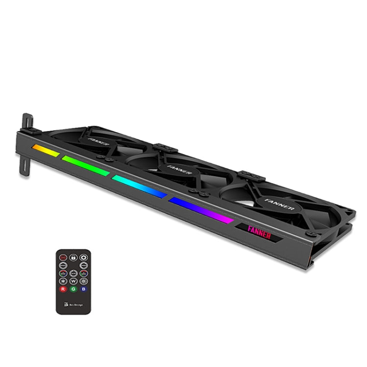 FANNER T390H Remote Control + High Speed Radiator 5V ARGB Light Strips Cooling Fan