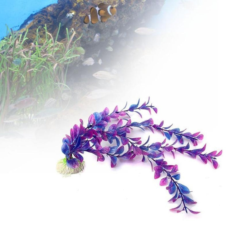 10pcs 25cm Fish Tank Simulation Water Plants Plastic Aquarium Fish Tank Decoration Fake Water Plants