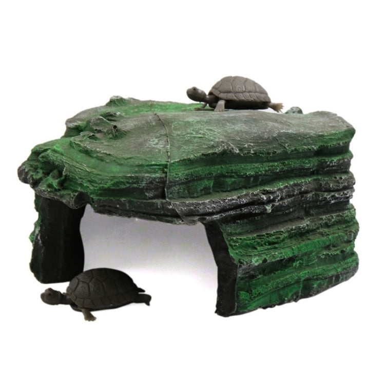 GT026 Resin Turtle Sunbed Climbing Table Stump Hideaway House Sunback Table
