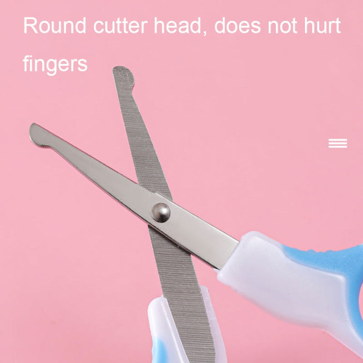 2sets 6 in 1 Baby Care Cleaning Kit Nail Scissors Combination Set, Color: Blue