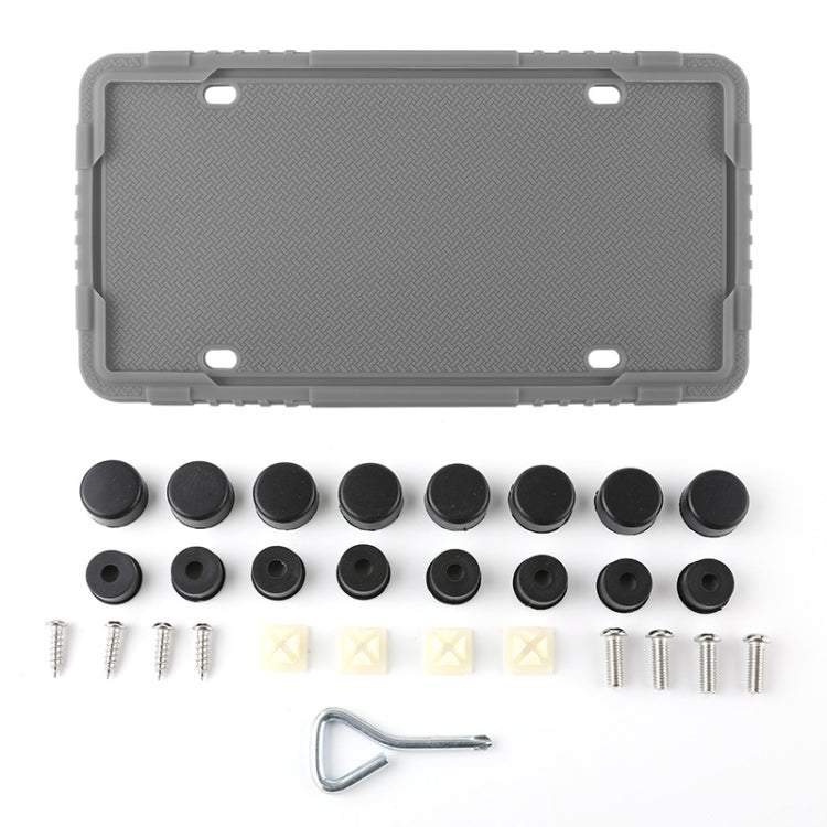 For North American Models Silicone License Plate Frame, Specification: