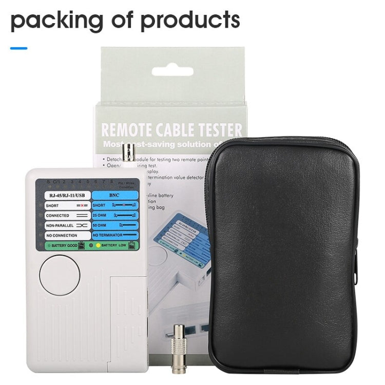 YG-224UB Multifunctional Network Tester 4 In 1 Cable Detection Tool BNC+RJ11+RJ45+USB Liner