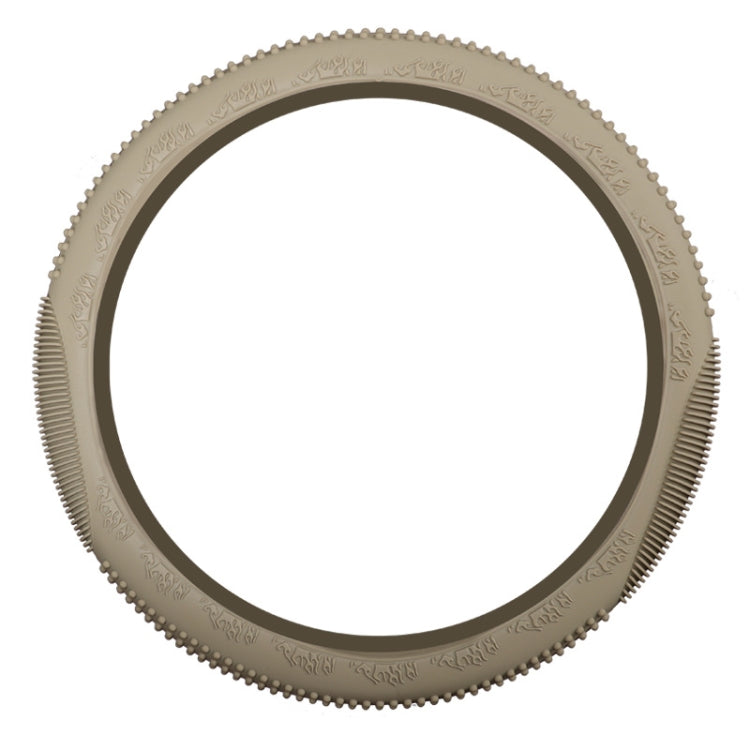 Non-slip Wear-resistant Fire Pattern Silicone Car Steering Wheel Cover, Size: 36-42cm