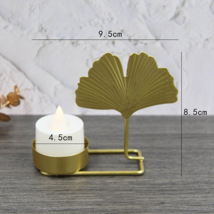 C Gold DH2303-03 Metal Retro Iron Art Candlesticks Ornament Table Candle Cup Decoration Props
