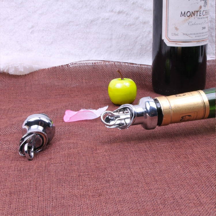 2pcs Zinc Alloy Red Wine Cork Wine Stopper Drink Bar Tool