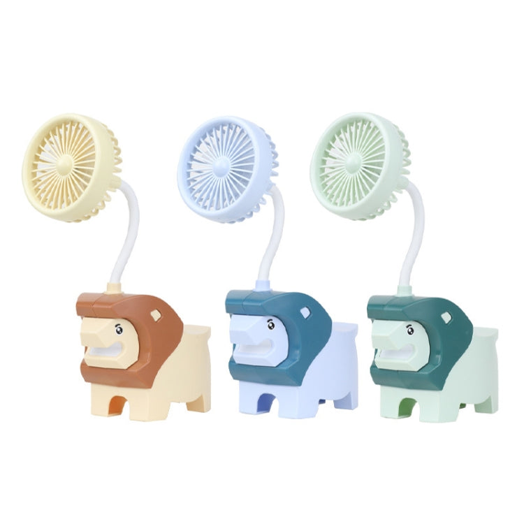 291A Cute Desktop Pen Holder Fan Mini Multifunctional Cartoon Dormitory Fan