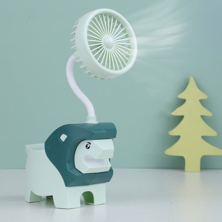 291A Cute Desktop Pen Holder Fan Mini Multifunctional Cartoon Dormitory Fan