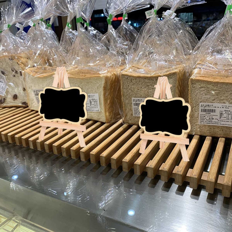 10pcs Small Party Shop Message Blackboard Ornaments Pine Tripod Decorative Message Board