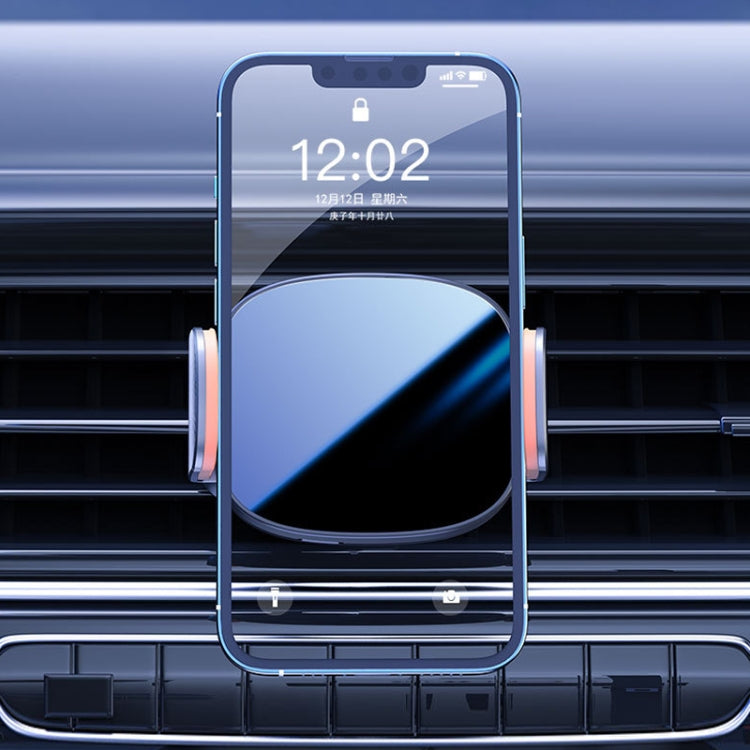 15W Wireless Fast Charging Car Wind Outlet Navigation Mobile Phone Holder, Color: