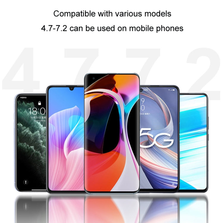 15W Wireless Fast Charging Car Wind Outlet Navigation Mobile Phone Holder, Color: