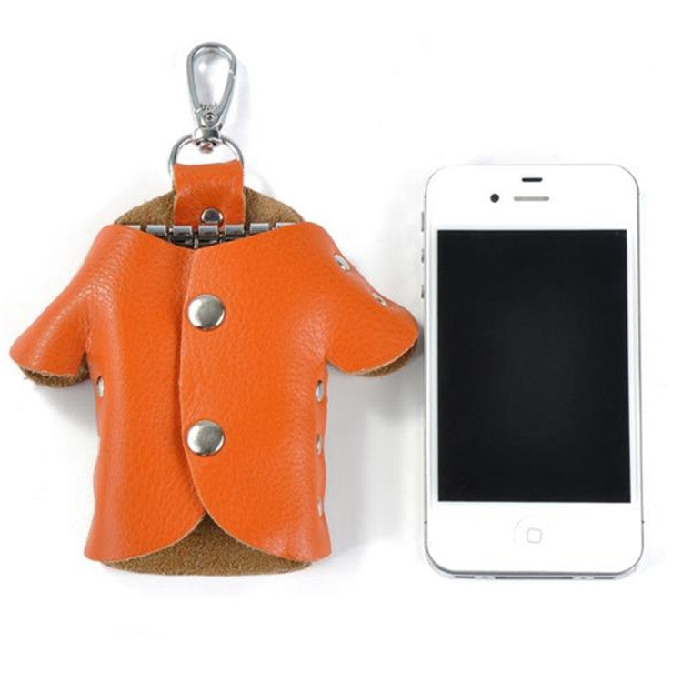 Car Key Wallet Holder Genuine Leather Unisex Key Organizer Bag