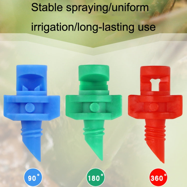 100pcs YK8510 Refraction Atomization Simple Micro-sprinkler PE Pipe Irrigation Nozzle(Color Random Delivery)