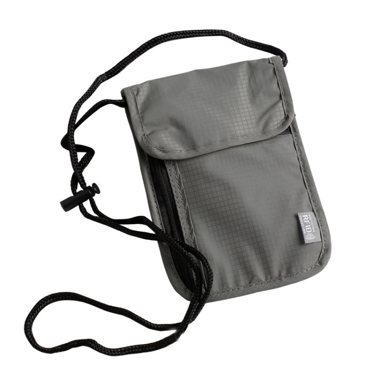 Anti-RFID Document Bag Card Radiation-proof Hanging Neck Chest Bag