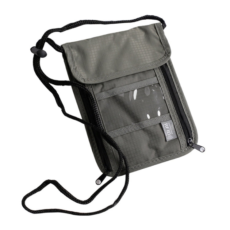 Anti-RFID Document Bag Card Radiation-proof Hanging Neck Chest Bag