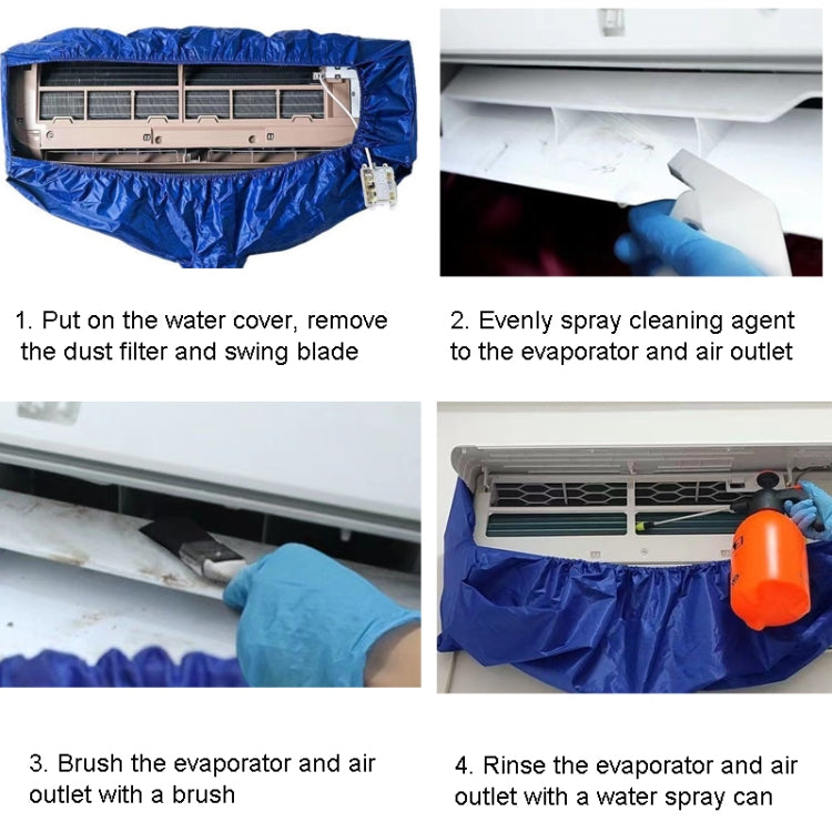 1-2P Air Conditioner Cleaning Cover With Drain Outlet