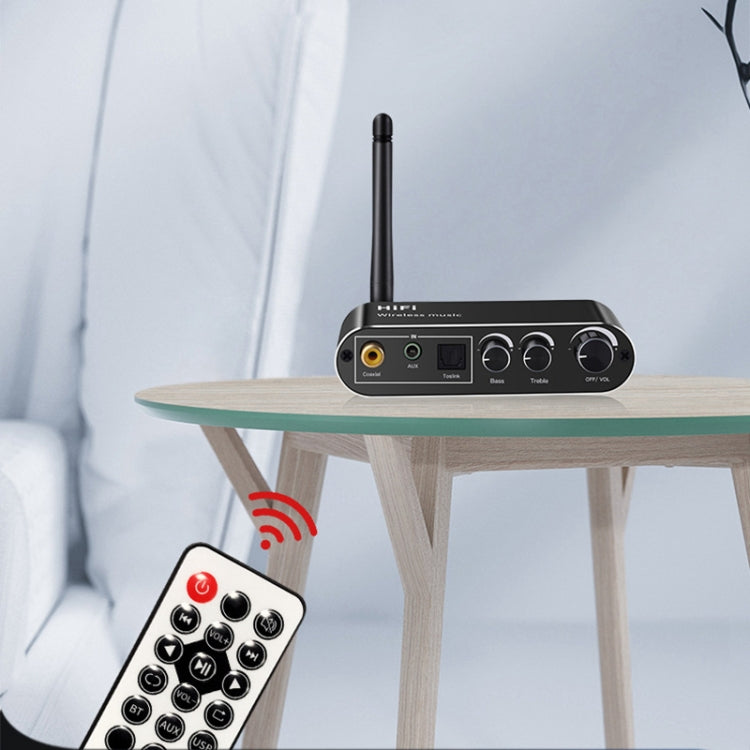 T01 Bluetooth 5.1 RCA Receiver Audio Converter Supports U Disk Remote Control