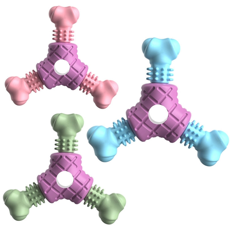 BG5053 Triangular Bone Shape Pet Chewing Toy Dog Teething Stick Random Color Delivery, Color: