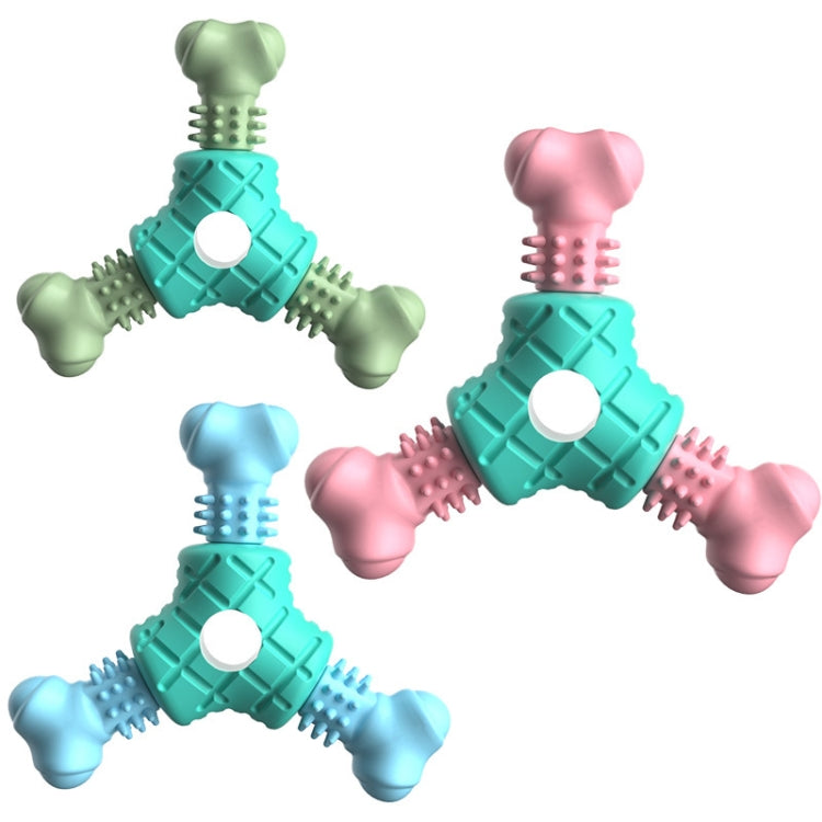 BG5053 Triangular Bone Shape Pet Chewing Toy Dog Teething Stick Random Color Delivery, Color: