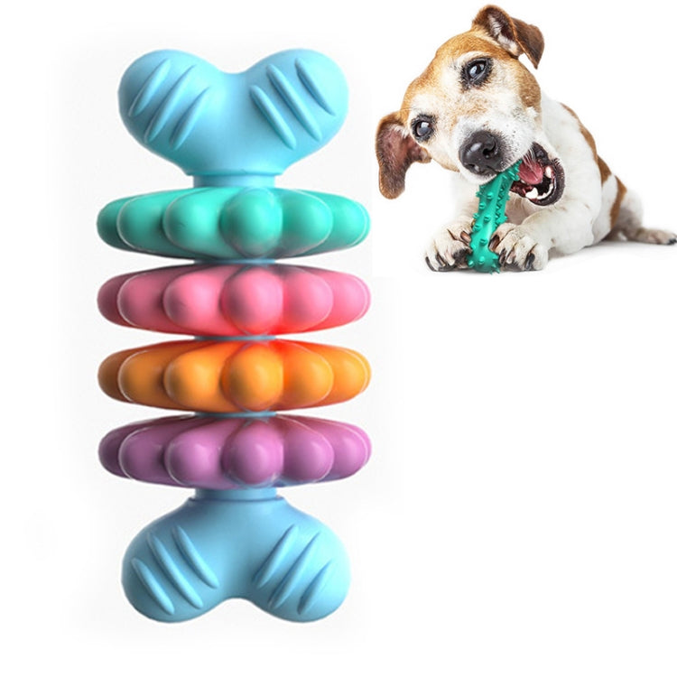 BG5051 Pet Chew Toys Bone Shape Dog Teething Sticky, Style: