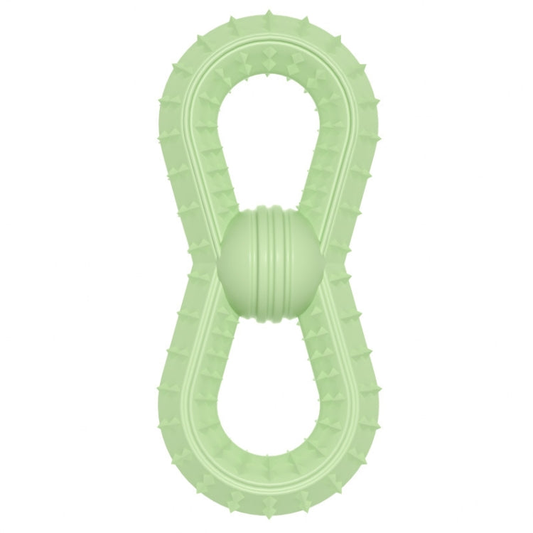 BG5039 Number 8 Shape Dog Teething Stick TPR Pet Chewing Toy Ball