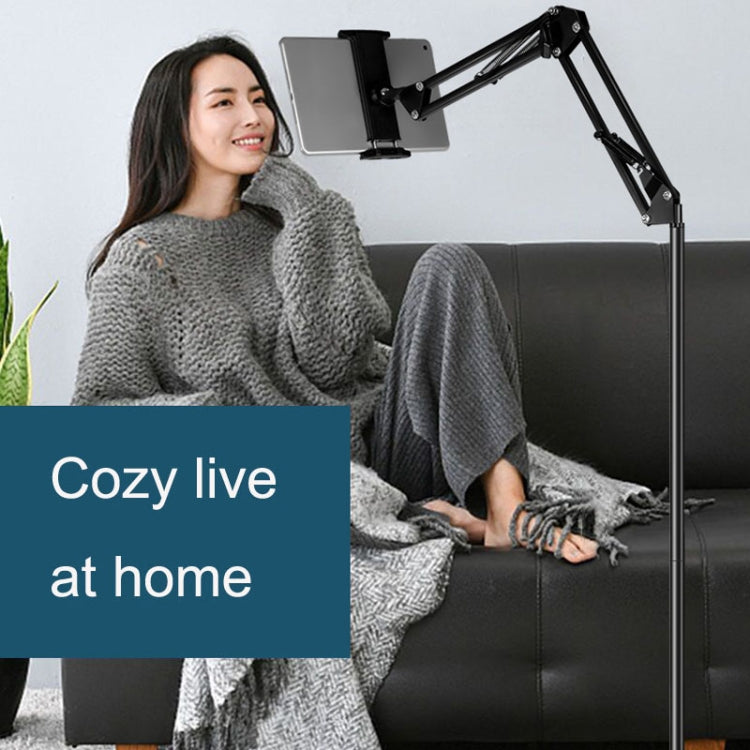 155cm Mobile Phone Tablet Live Broadcast Bedside Lifting Bracket