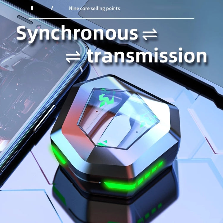 N35 TWS Colorful Light In-Ear Low Latency Wireless Bluetooth Game Earphones, Style: