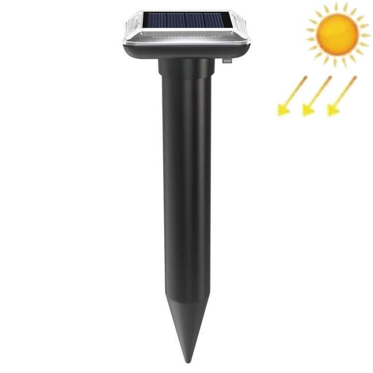 SJZ038 Outdoor Waterproof Solar Ultrasonic Rat Repeller Ultrasonic Animal Repeller, Color:
