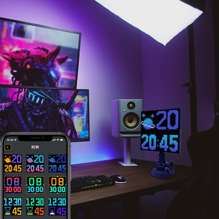 LED Dynamic Emoji Car Bluetooth Display Screen 5V USB Interface