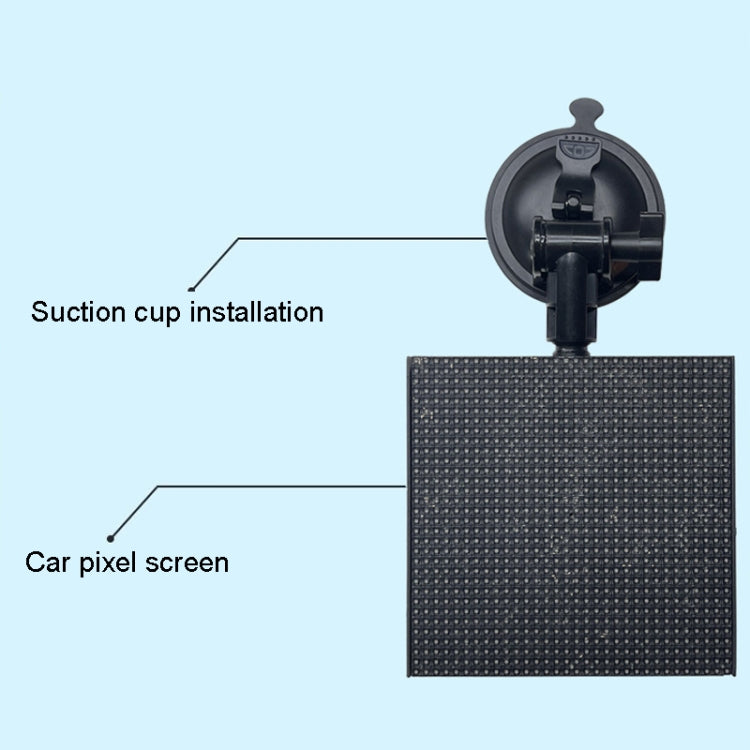 LED Dynamic Emoji Car Bluetooth Display Screen 5V USB Interface