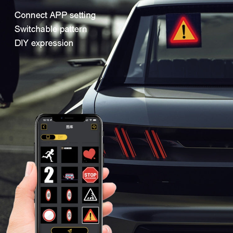 LED Dynamic Emoji Car Bluetooth Display Screen 5V USB Interface