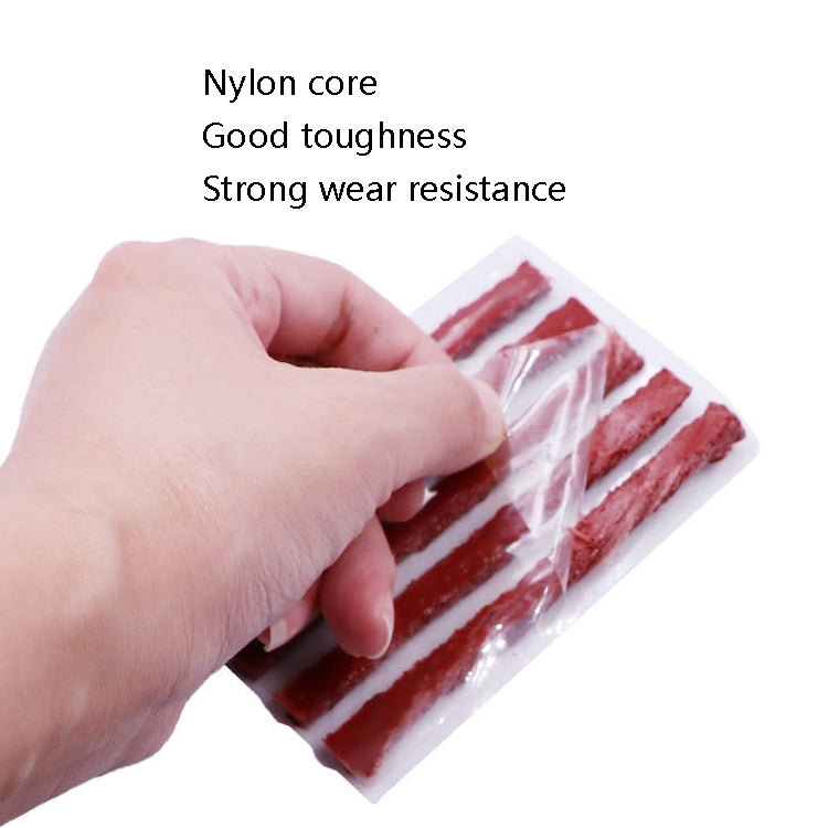 10sets Long Car Fast Tire Patch Adhesive Strips Motorcycle Bike Adhesive Strip Tire Repair Tools