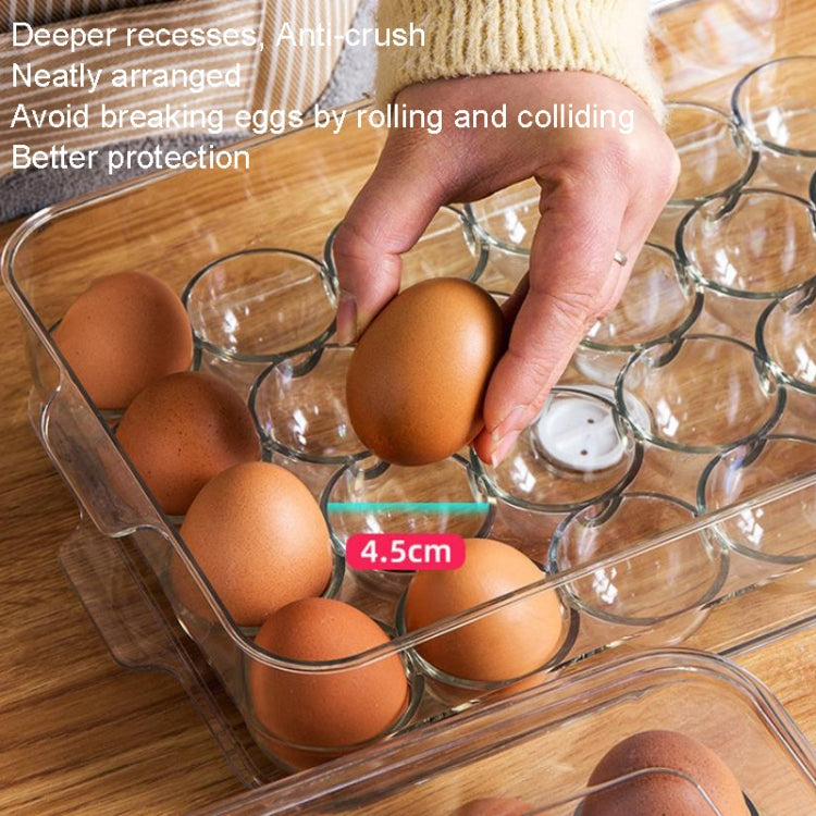 PET with Lid 24 Grids Egg Storage Box Refrigerator Egg Fresh Box