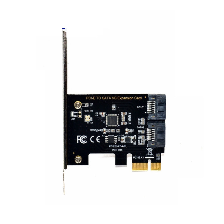 PCE2SAT-A01 PCI-E 1X To SATA3.0 Expansion Card 6 Gbps Transfer Card