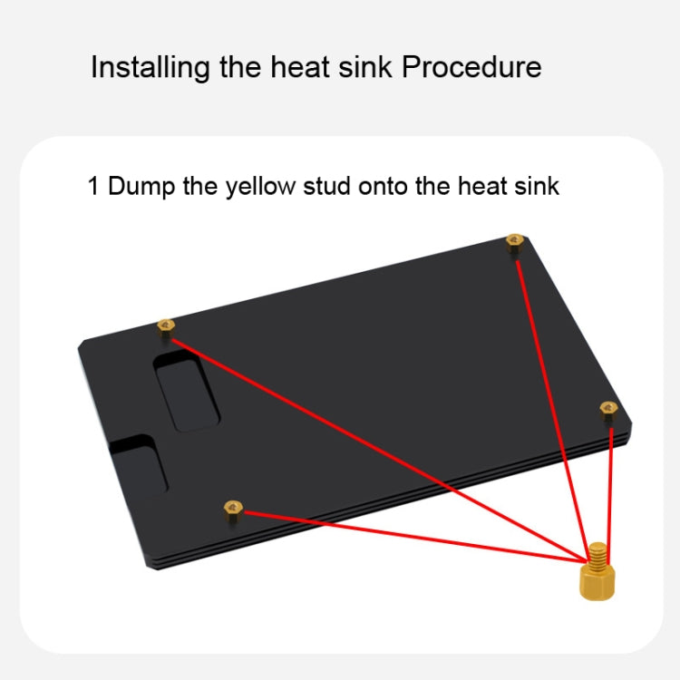 NVMe M.2 MKEY SSD RAID Array Motherboard PCIE Split Card Heatsink