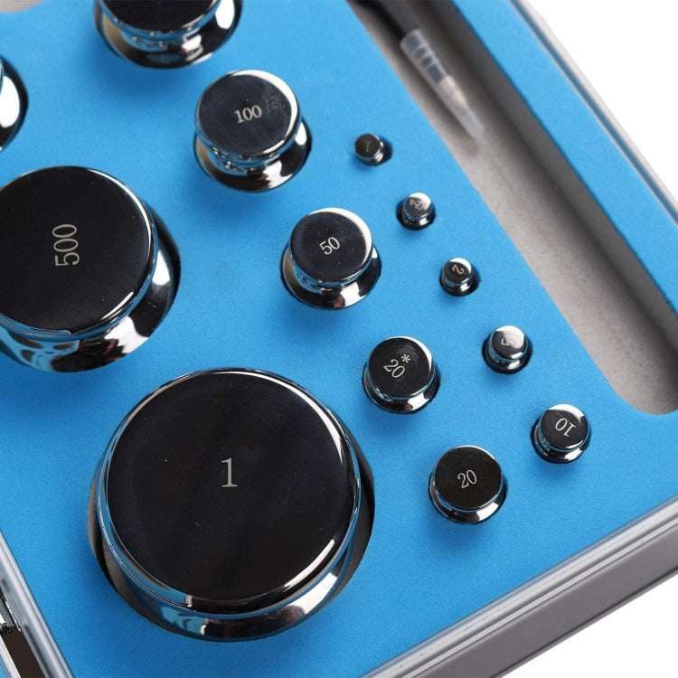 25pcs/set F1 Level 1mg-1kg Stainless Steel Standard Weights